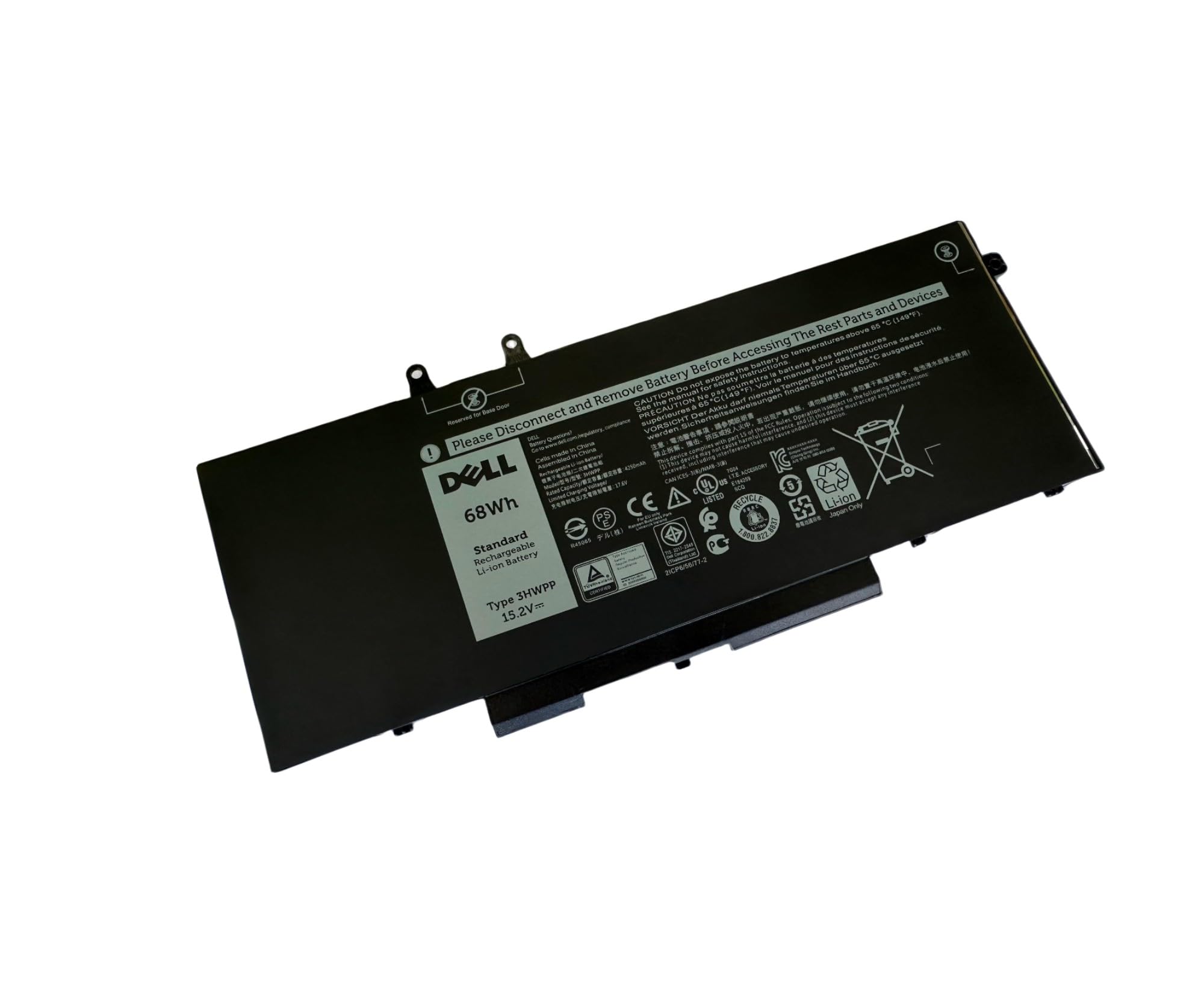 DELL 3HWPP 15.2V 68Wh 4-Cell Battery For DELL