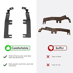 WeiSen Hood Hinge Ditch Light Mounting Brackets for