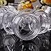 5 Gram Clear Plastic Travel Cosmetic Sample Containers-Empty Jars small Plastic Round Clear Containers fit Lip Balm, Cosmetic, Lotion, Pot, Food (12pcs)