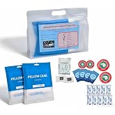 Yiexiom Hotel Travel Hygiene Kit, 23 Packs with Towels &amp; XL Seat Covers | 23 packs, 25 individual items: personal towels, 4 pillowcases and bathroom contact layers in one travel kit.