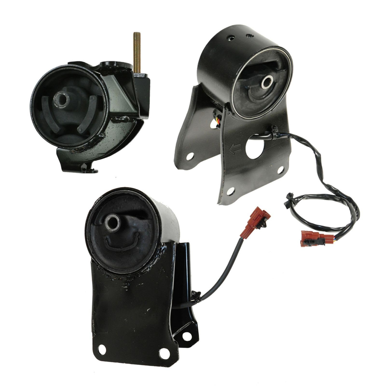 TRQ Engine Mount Set Compatible with 1996-1999 Infiniti I30 1995-2001 Nissan Maxima Image