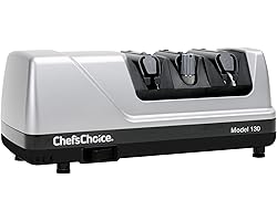 Chef'sChoice Professional Electric Knife Sharpening Station for Straight and Serrated Knives Diamond Abrasives and Precision 