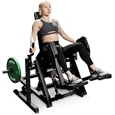 GMWD Hip Abductor Machine,3D ARC Motion Hip Abductor Machine,300lbs Capacity Plate Loaded Hip Abduction Machine,Hip Abductor-Inner and Outer Thigh Machine for Home Gym