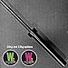 Olympic Barbell with Black Zinc for Weightlifting/ CrossFit / Powerlifting / Strength Training (Men and Womens Bar)