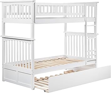 Amazon Com Atlantic Furniture Ab55152 Columbia Bunk Twin Size