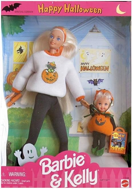 happy halloween barbie and kelly