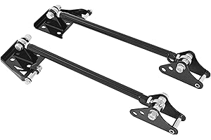 BALOCEO Traction Tie Bars Compatible with 1982-2004 Chevy Chevrolet S10 1982-1994 Chevy Chevrolet Blazer 1982-2004 GMC Sonoma 1995-2004 GMC Jimmy Traction Bar Heavy Duty Powder Coated Steel Black
