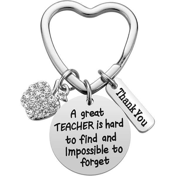 Teacher Appreciation Keychain - "Thank You For Helping Us Grow" Stainless Steel Gift For Mentor/Tutor - View #5