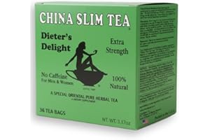 China Slim Tea Dieter's Delight 36 Tea Bags NET WT 3.17 OZ (90 g) by the teapot company