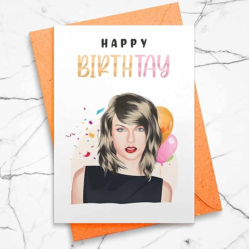 Amazon Taylor Swift Birthday Card Happy Birth TAY Birthday Card 