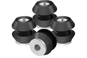 KPALAG 4PCS FICM Mounting Bushing Sets Fuel Injection Control Module Isolator Bushings Inserts Mounting Kit Compatible with Ford 6.0L Powersroke 2003-2004.5 Replace#:ATS604N VT365 VT275