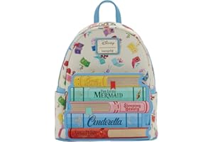 Loungefly Disney Princess Books Classics Womens Double Strap Shoulder Bag Purse