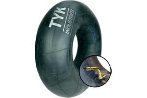 6.50-10 Forklift and Trailer Tire Inner Tube with a JS2 Bent Metal Valve Stem by TYK Industries