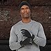 TrailHeads Running Gloves | Lightweight Gloves with Touchscreen Fingers - Black/Grey (Medium)