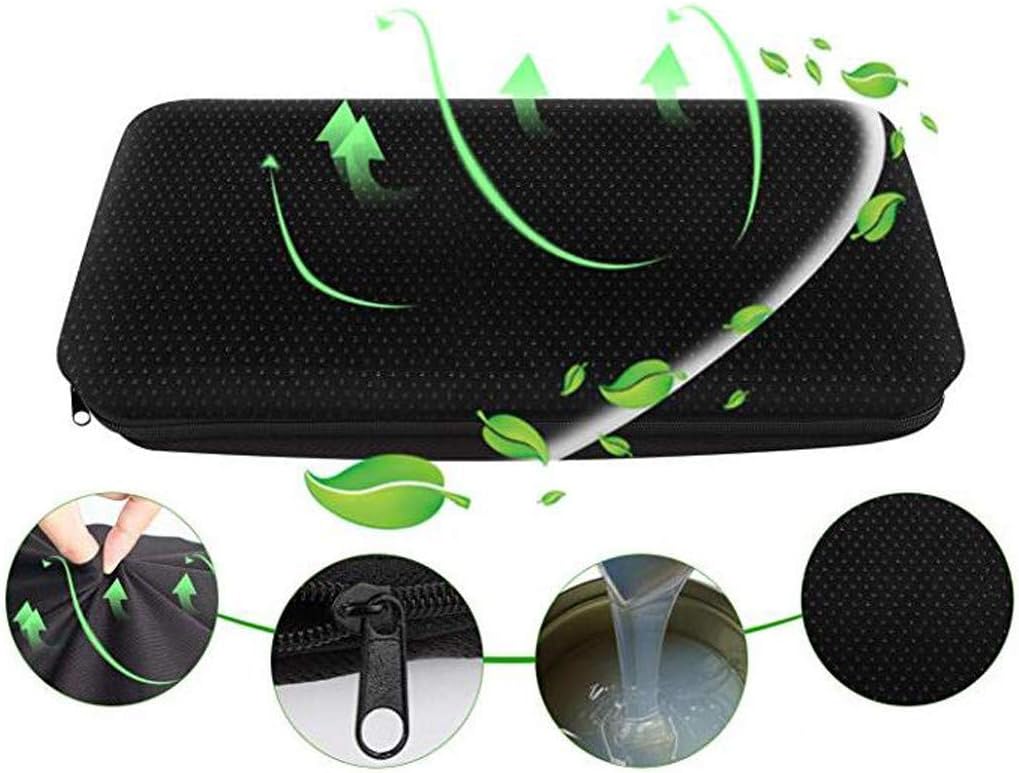 Lanyun Yoga Mats Extra Thick Non Slip, Portable Portable Breathable Lumbar Cushion for Household Mobile Folding Design with 288 Decompression Honeycomb Grids Health Pad Zero Gravity Cushion