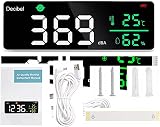 GOYERRNES Digital Decibel Meter LED Noise Temp Humidity Detector 30-130dB view 7