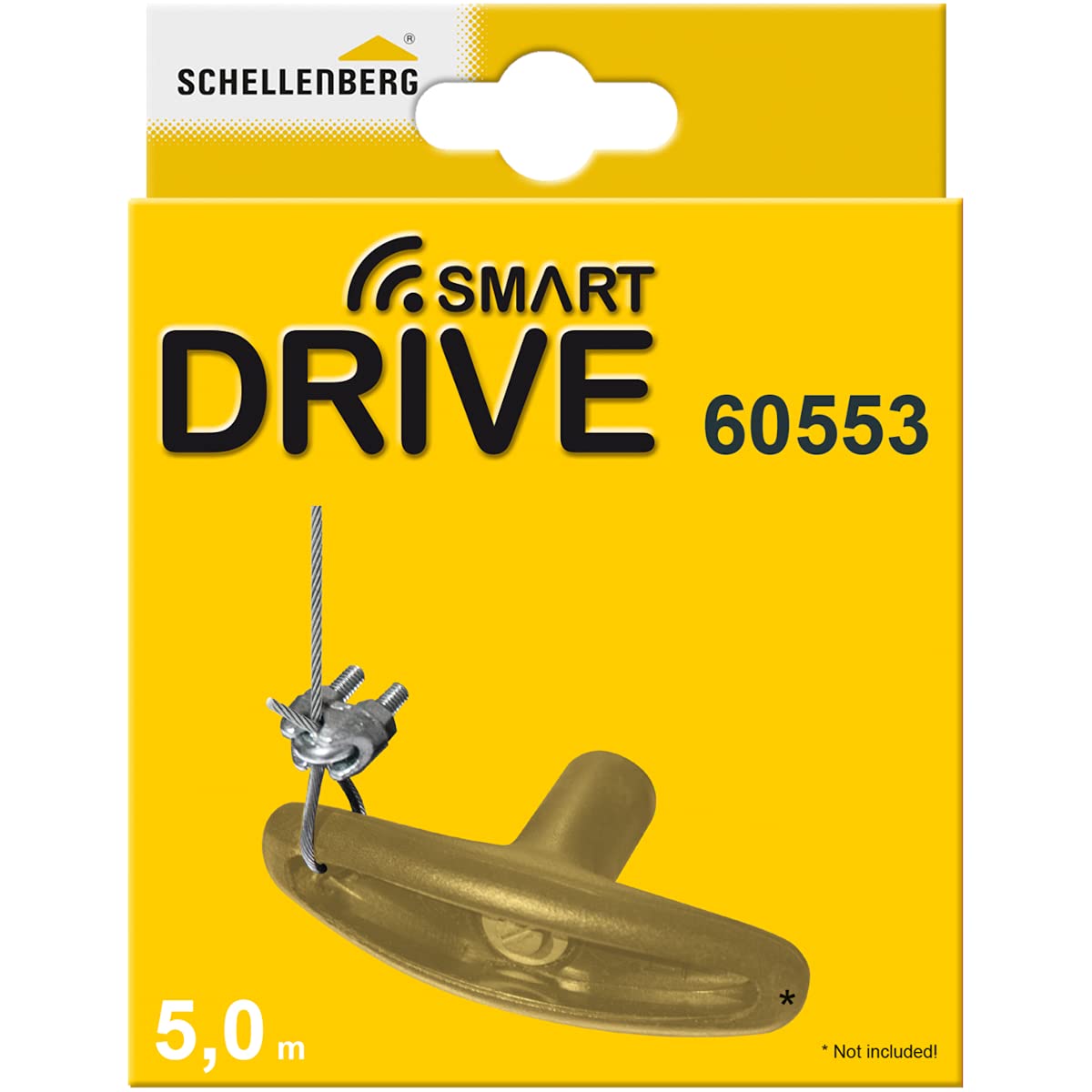 Schellenberg 60553 Emergency Release for Garage Doors Inside and Outside, Suitable for All Drive Models