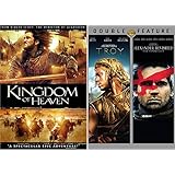 Epic Ancient Battle Action 3-Movie Set - Troy &amp; Alexander Revisited (The Final Cut) &amp; Kingdom of Heaven (2 Disc Set) DVD Bundle