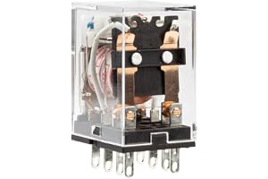 JOTXAW Small Relay JZX-22F(D)/2Z DC24V/AC220V/36V/48V/110V MY2N-J(JZX 22F2Z Plug into AC220V)