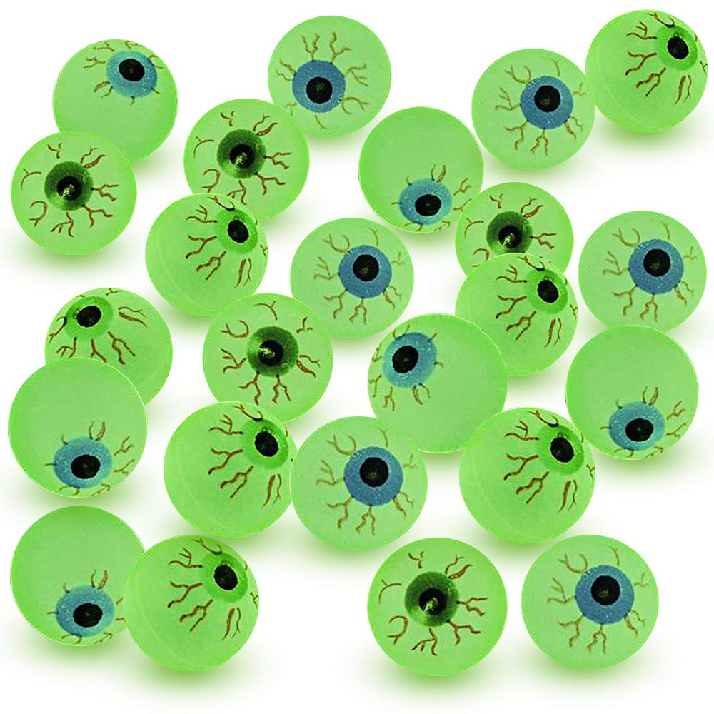 Buy ArtCreativity Glow in The Dark Eye Bouncing Balls Bulk Pack of 12