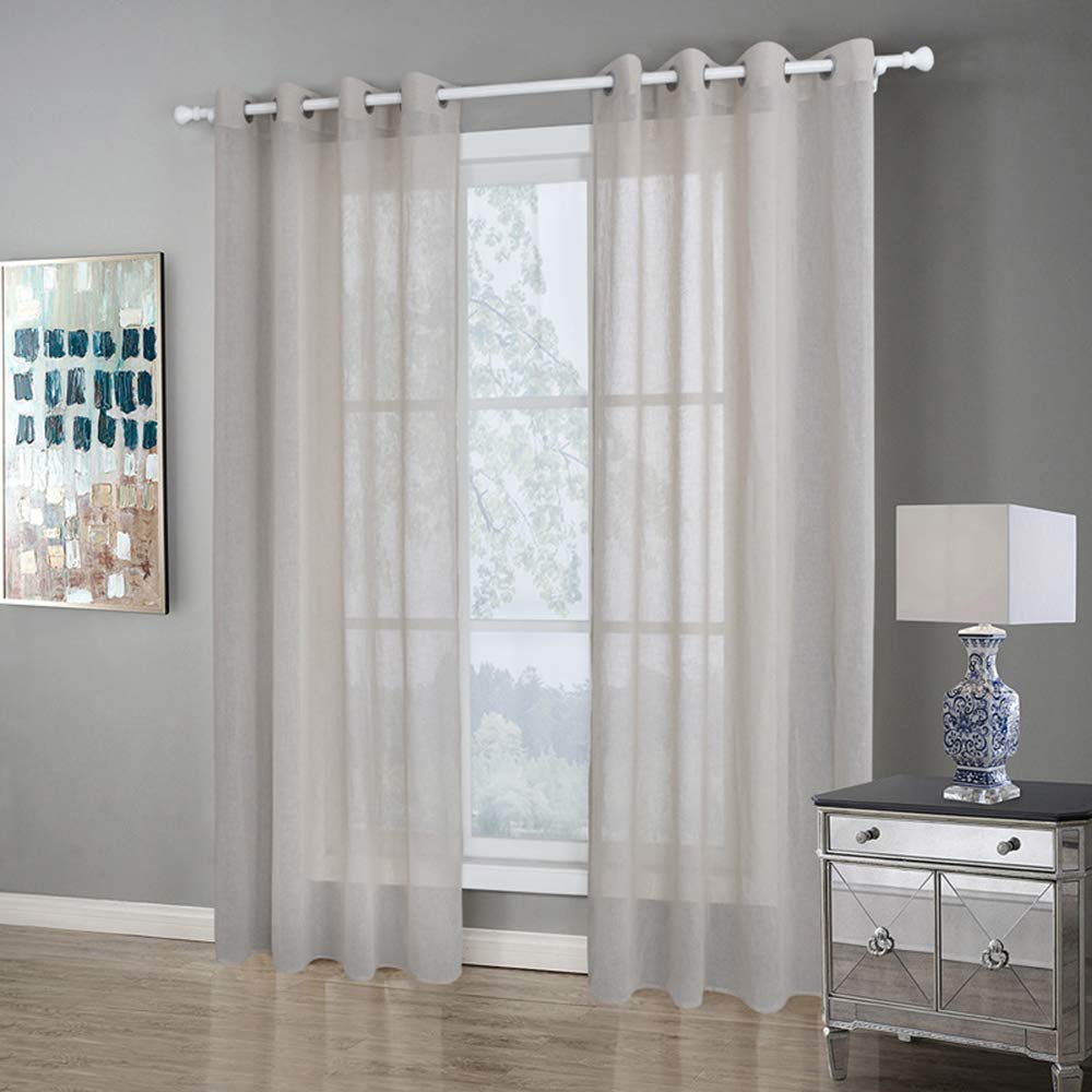 ventanas cortinas transparente suave