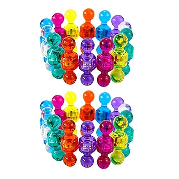 NUOBESTY - Imanes de empuje, perfectos como imanes de refrigerador ...