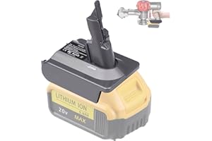 JJXNDO V7 Battery Adapter for Dewalt 20V Lithium Battery Converted to Replace for Dyson V7 Battery, Use for Dyson V7 Series Vacuum Cleaners Animal Absolute Fluffy HEPA Cordless Stick(Adapter ONLY)