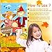 Blulu Thanksgiving Toss Game Fall Festival Game Banner with 3 Scarecrow Bean Bags Pumpkin Toss Decoration Turkey Harvest Games for Kids Family Friends Autumn Give Thanks Theme Party Favors Supplies