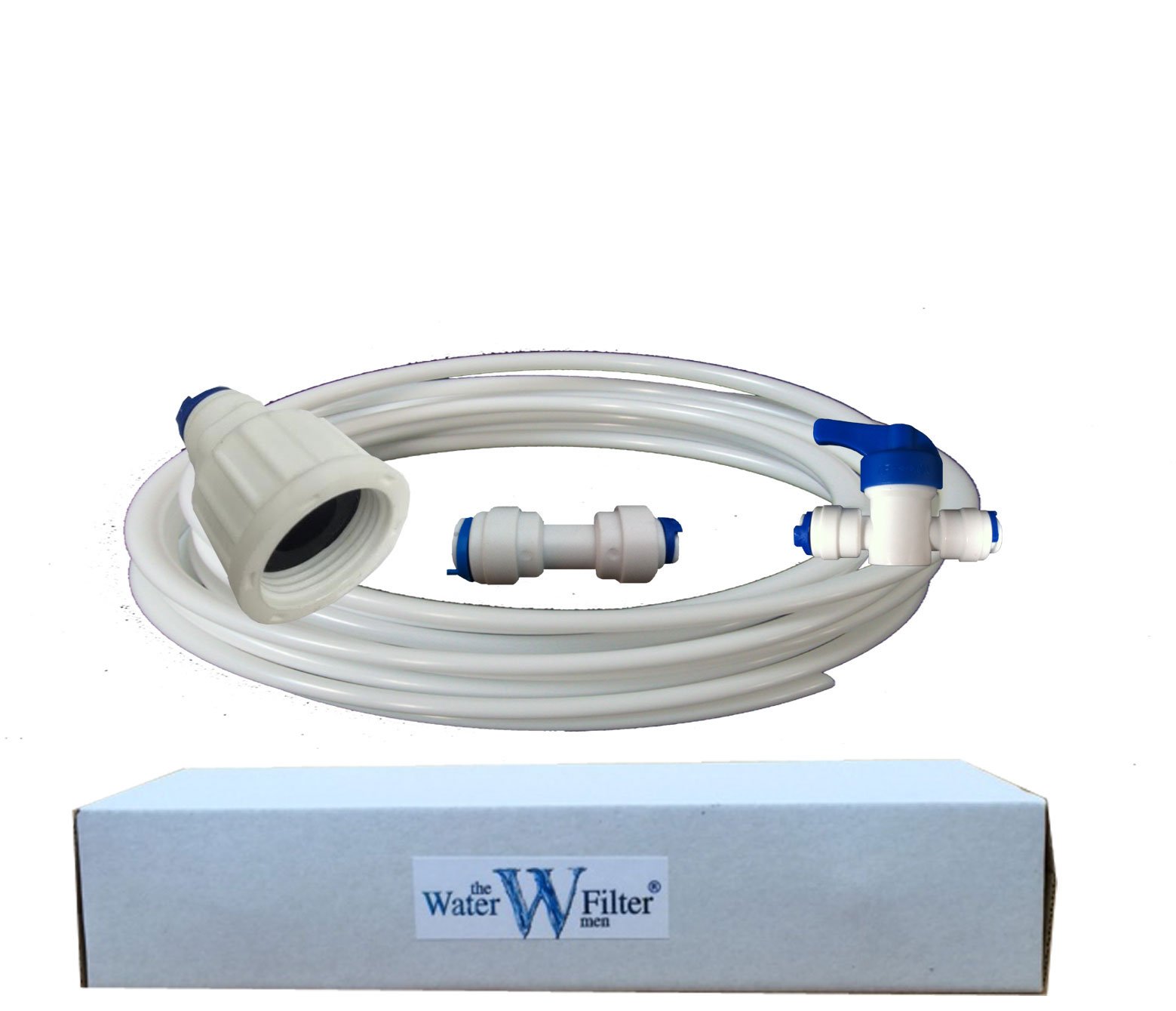 American Fridge Freezer Plumbing Water Filter Connection Fitting Kit with 3/4" BSP connector for cold water connection