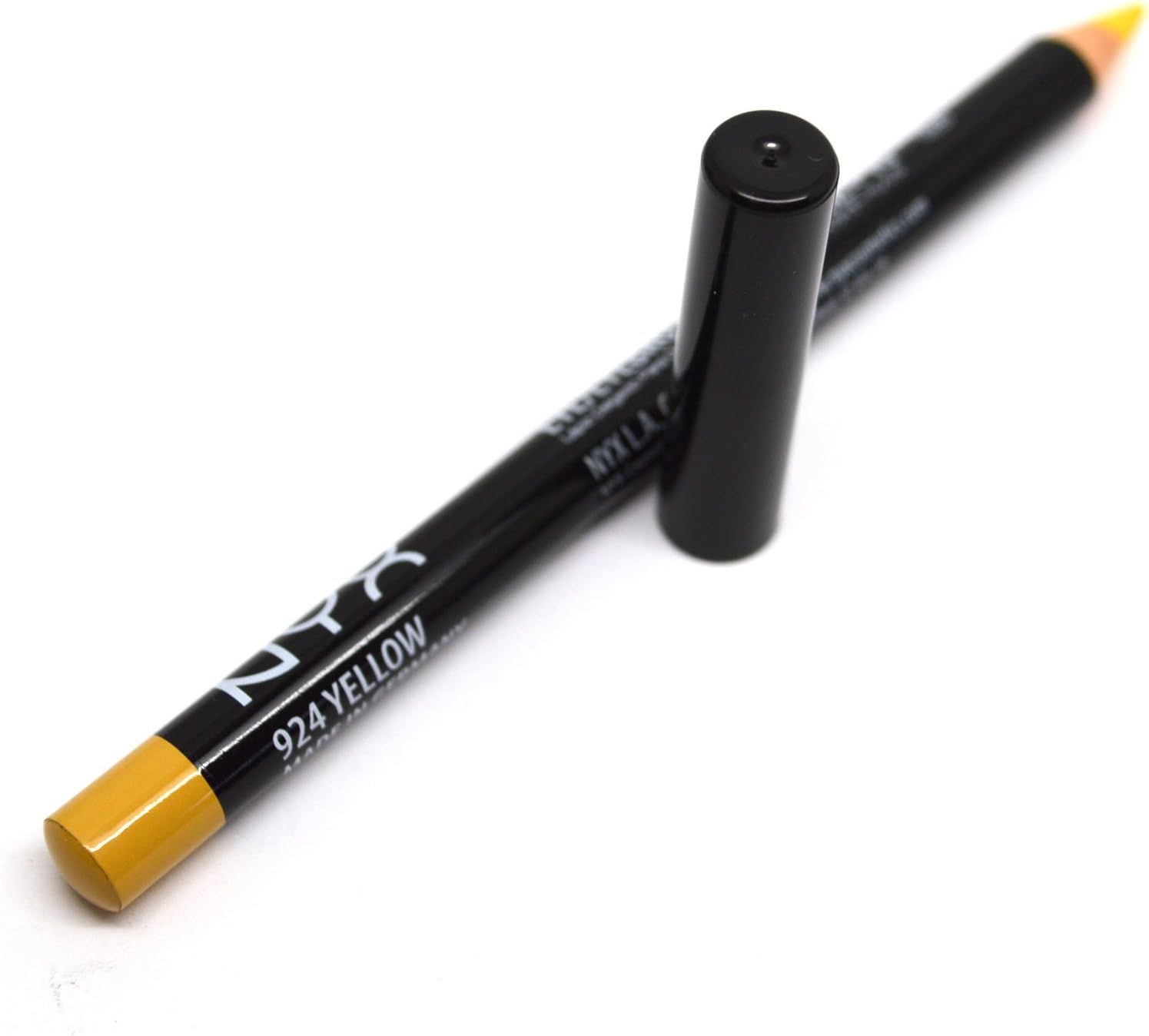 Women Slim Eye & Eyebrow Pencil Liner Net Wt. 0.03 oz / 1.1 g BeutiYo + Free Earring (SPE924 YELLOW)