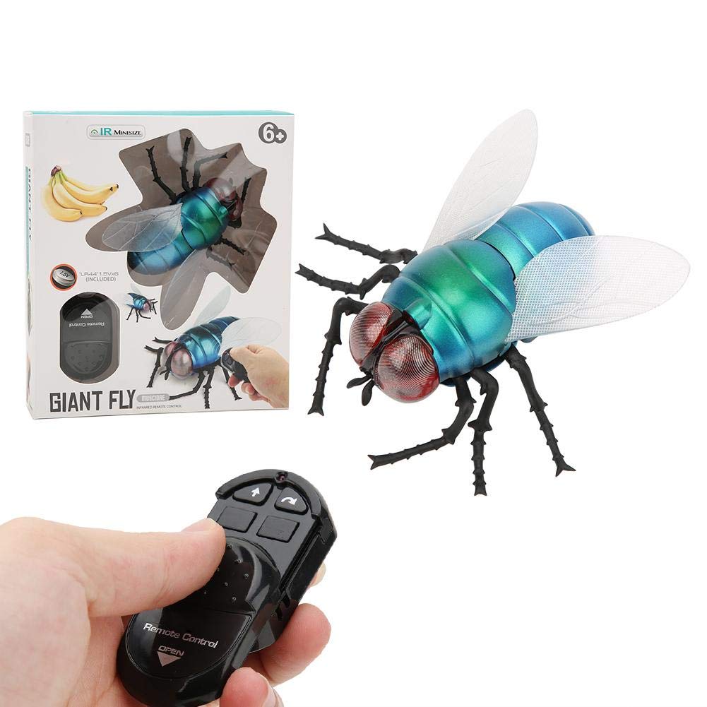 Infrared Remote Control Fly - Realistic Animal Toy Simulation Insect Fly for Kids' Party Trick-Playing