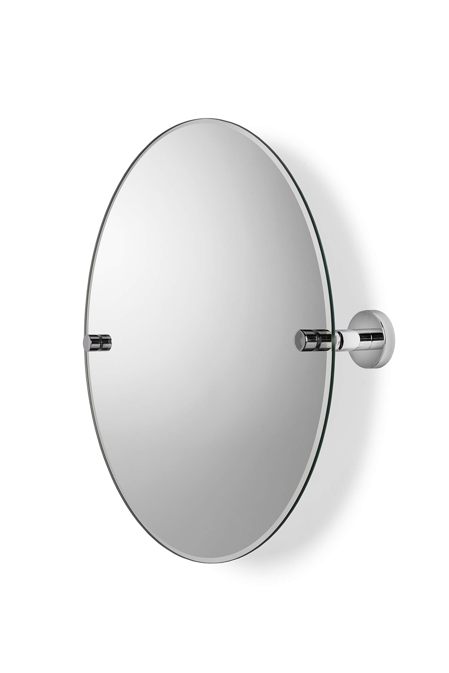 Croydex QM541041 Metra Wall Mounted Tilt Mirror , Chrome , 9.8 x 45.8 x 45.8 cm