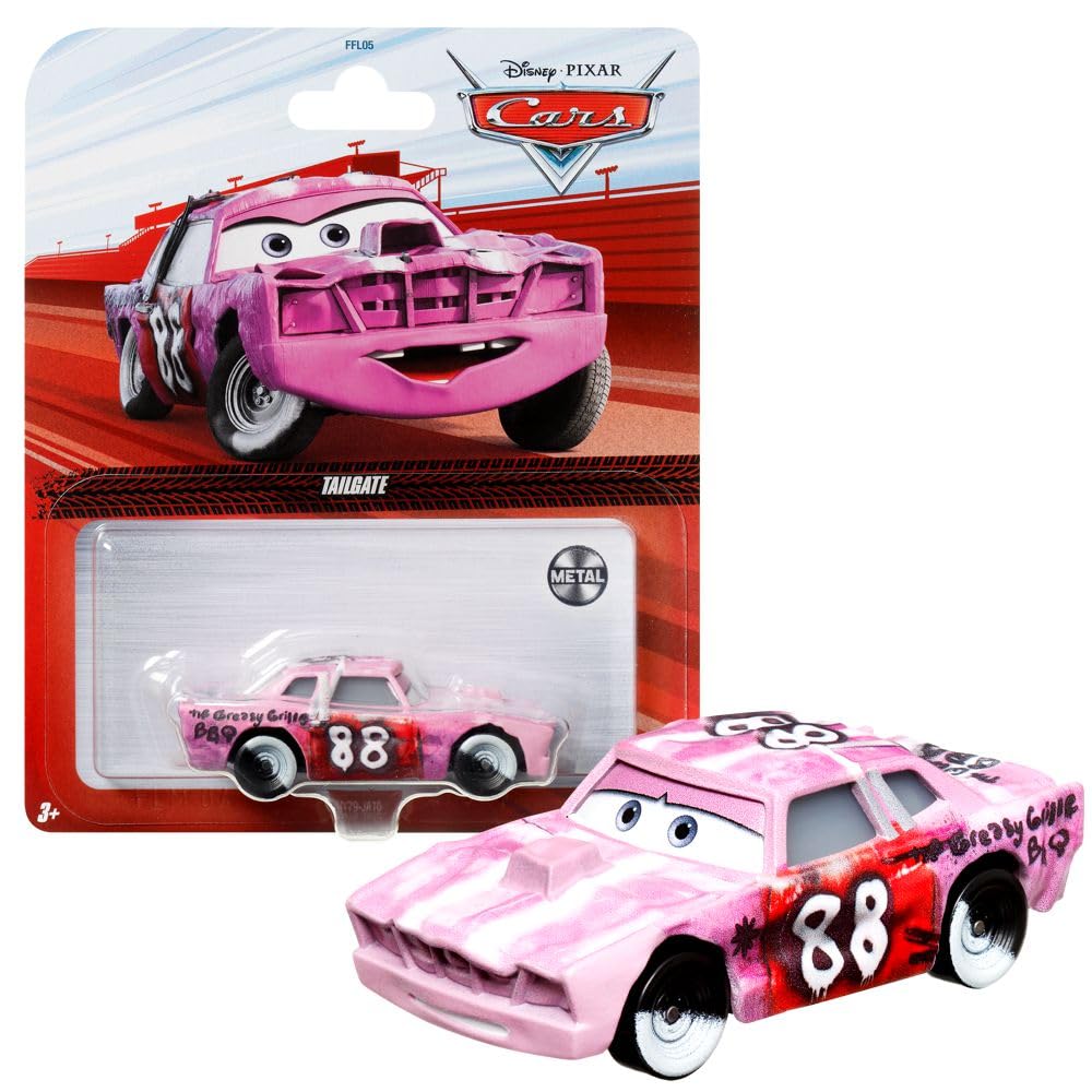 Mattel Selection Vehicles Racing Style Disney Cars Die Cast 1:55 Car, Type: Tailgate, DXV29 — image 1