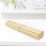 joeji's Kitchen Bamboo Dowel Rods 30cm x 6mm 60 Pack Craft Sticks view 5