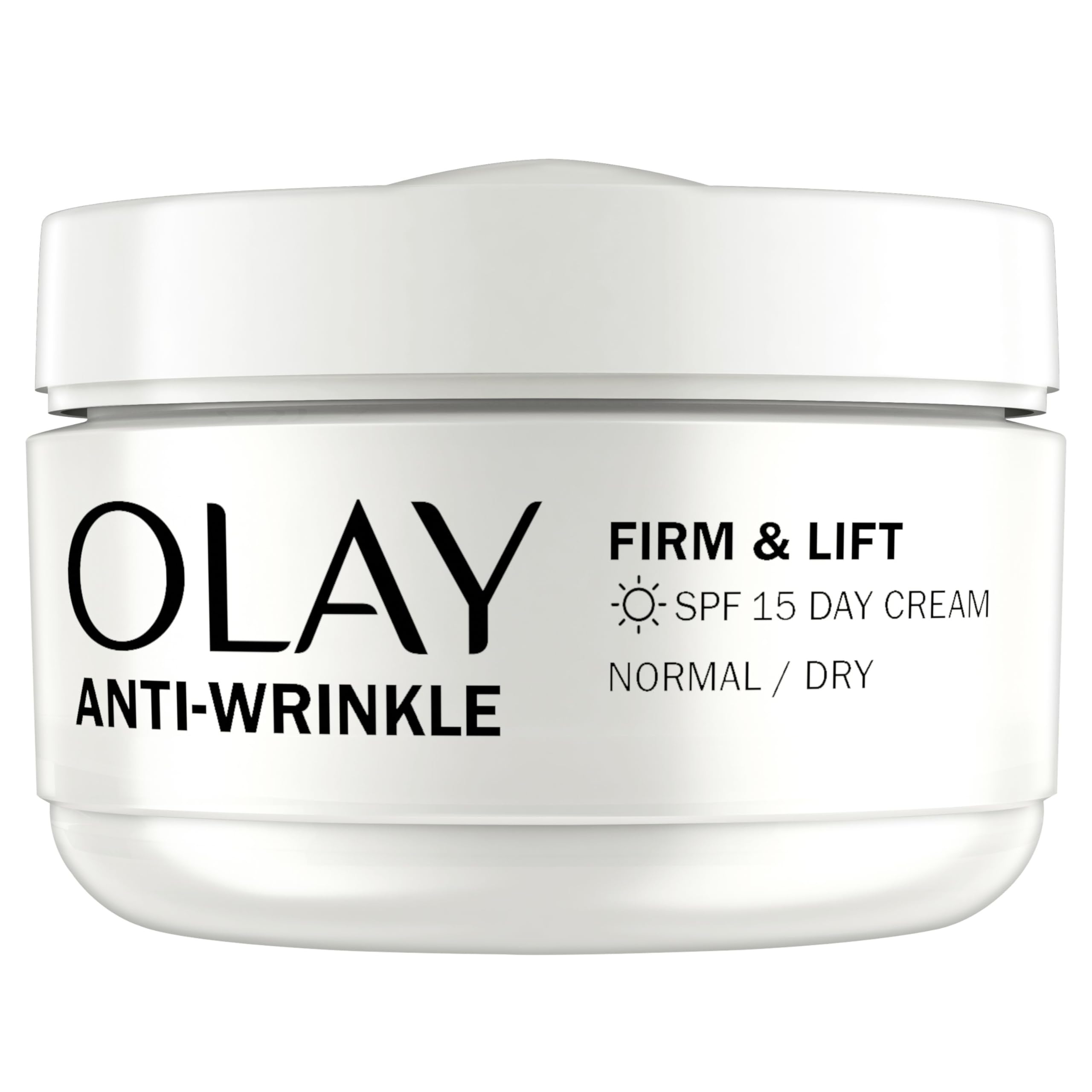 Olay Anti-Wrinkle Firm & Lift Day Cream With SPF15, Helps To Visibly Reduce Fine Lines & Wrinkles And Protects Against Premature Signs Of Ageing,50ml — image 1