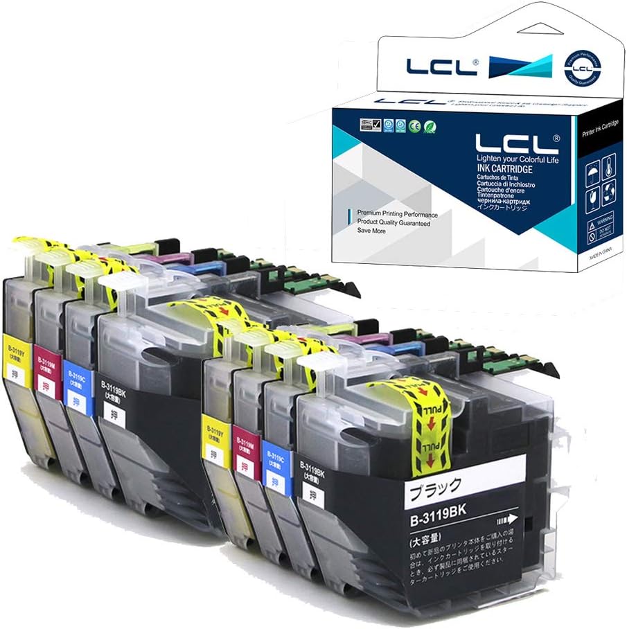 Amazon Co Jp Lcl For Brother Lc3119 4pk Lc3119 Lc3119bk Lc3119c Lc3119m Lc3119y High Yield 2 4 Color Set 2 Black 2 Cyan 2 Magenta 2 Yellow Compatible Ink Cartridge For Mfc J5630cdw Mfc J6580cdw Mfc J65cdw Mfc J6980cdw Mfc J6980cdw Mfc J6580cdw Mfc