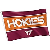 Desert Cactus Virginia Tech Flag - 3 x 5 Feet Hokies VT Banner, Indoor/Outdoor Durable Fabric Display (Style C1)