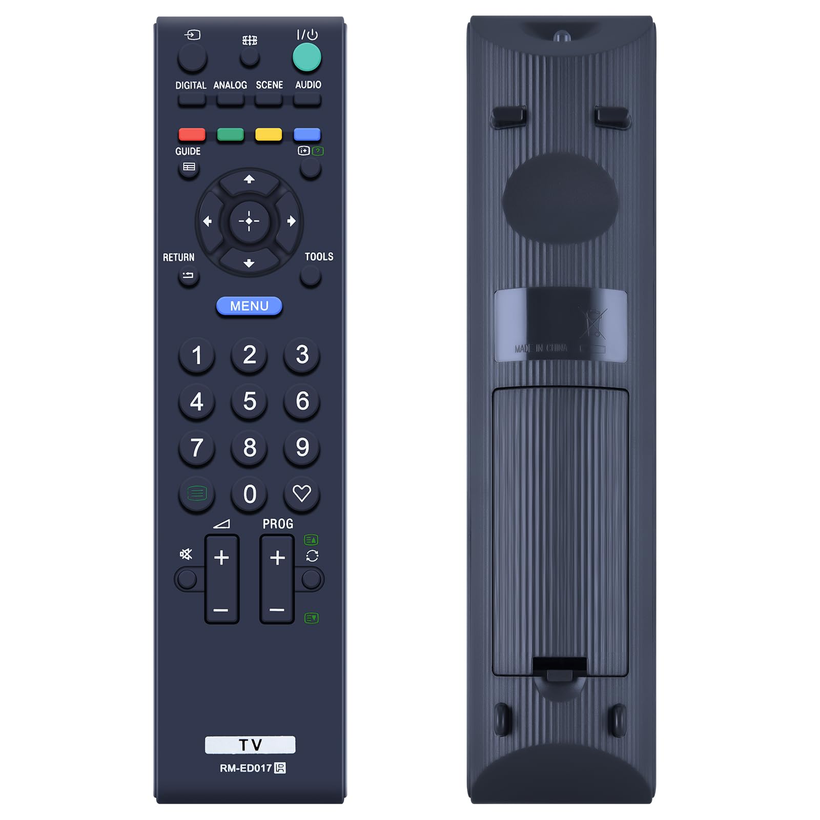 RM-ED017 Remote Control for Sony Bravia TV, Suitable for KDL-19S5730 KDL-22S5500 KDL-32P5550 KDL-32S5500 KDL-32S5600 KDL-32S5650