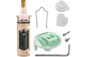 TOVEN-RV 1222 Replacement Cartridge with 116653 Handle Adapter Kit Compatible with Moen Tub Shower & Moen One Hanlde Posi Temp Faucet Bathtub Shower Valve Parts Tub Shower Repair Kit for 1222 1222b Cartridge