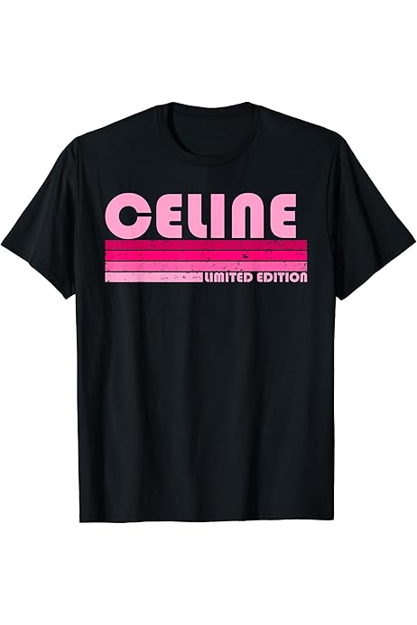 Amazon.com: CELINE Name Personalized Retro Vintage 80s 90s 