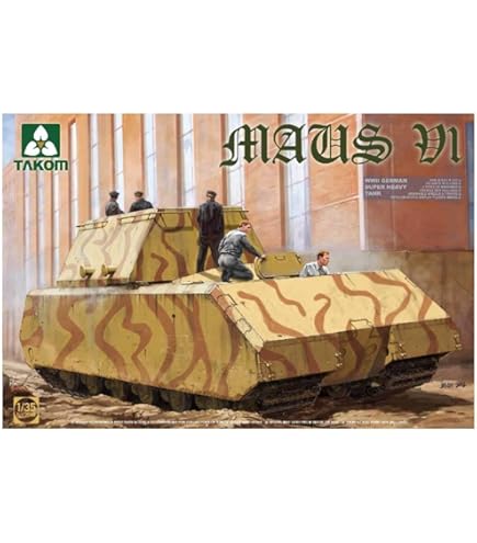 Amazon.com: Takom Sprue Brothers 1:35 Vk168.01(P) Super Heavy Tank