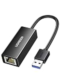 UGREEN USB to Ethernet Adapter, 1000Mbps Plug and Play Ethernet Adapter with USB 3.0, Driver Free, RJ45 LAN Network Dongle Compatible with Nintendo Switch, Laptop, PC, MacBook, Windows, macOS, Linux