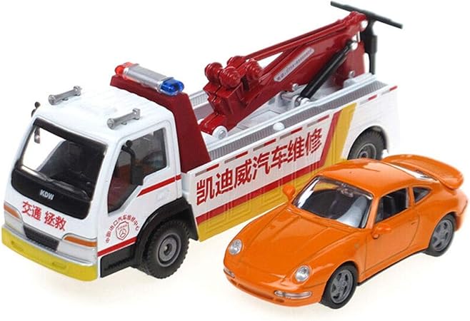 Amazon Ycco 1 50スケールダイキャストレッカー車レッカー車道路救助車のおもちゃ 子供のための大型rcレッドファイヤーエンジン旅団子供用バッテリー作動パワー玩具ギフトとライト ランダムカラー Color Rescue Car Random Color ミニカー ダイキャスト