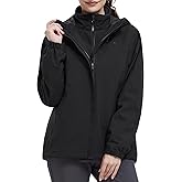 CAMEL CROWN Women's Ski Jacket 3 in 1 Snow Winter Coats Waterproof Windproof Fleece Hooded Jackets Mountain Snowboard Parka
