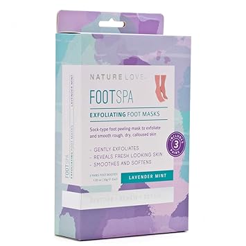 Nature Love Foot Spa Exfoliating Foot Masks