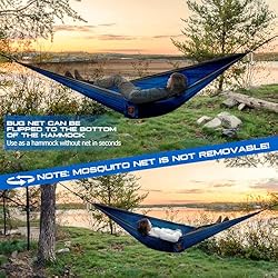 Camping Hammock, Portable Hammocks with Mosquito