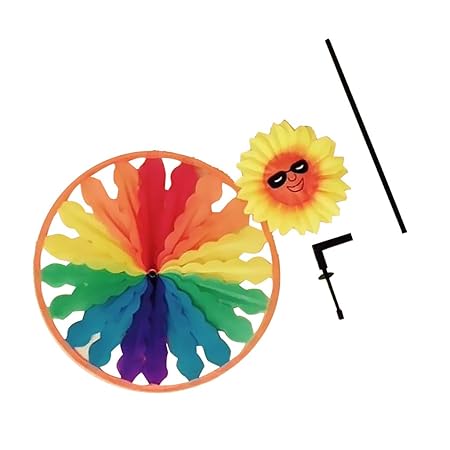 Albio 1 Piece Wind Wheel Garden Sun Windmill Outdoor Yard Decor Art Lawn Sun