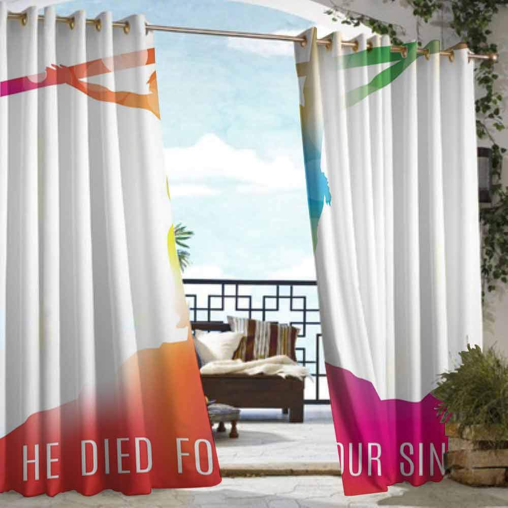 Amazon Com Diliteck Pergola Curtain Quote Abstract On The Cross