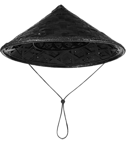 Amazon.com: Rice Hat Handmade Japan Samurai Hat Bamboo Knight
