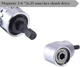Vakki 105 Degree Right Angle Drill Extension 1/4 Hex Shank Adapter view 2